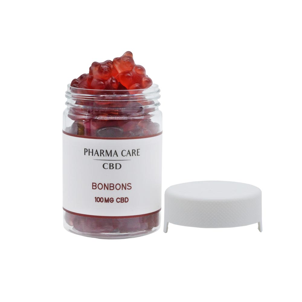 Bonbon CDB goût fraise et framboise - 100g - Candy Co