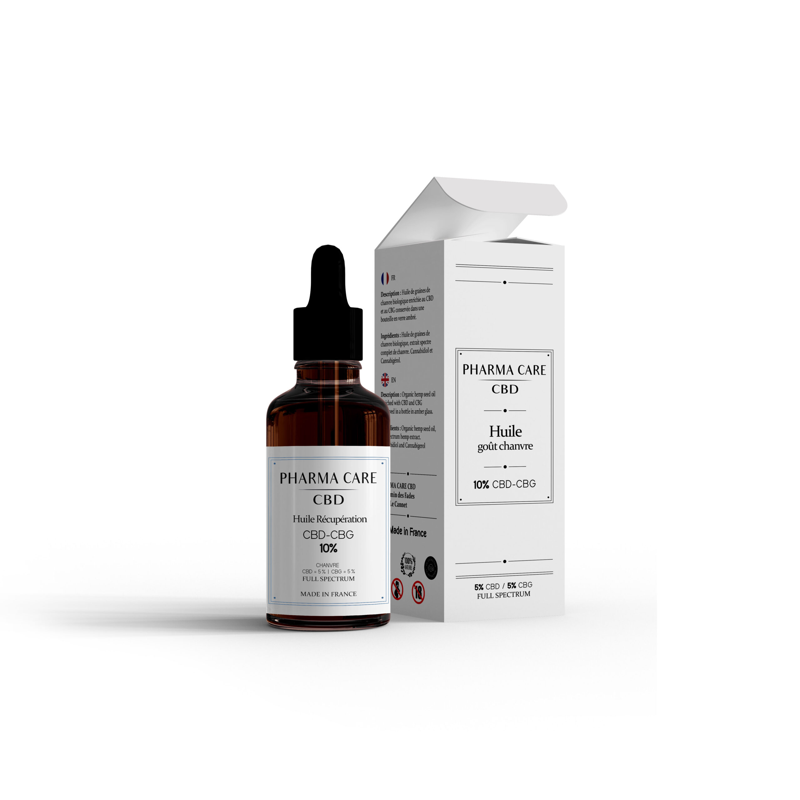 Huile CBG Récupération 10% Bio Chanvre