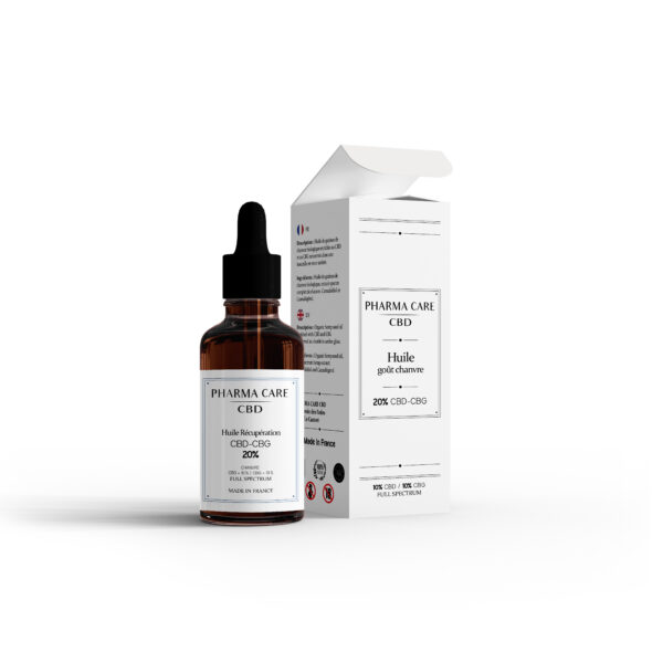 Huile Récupération CBG 20% Bio Chanvre