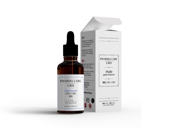 Huile CBN Sommeil 15% Bio Chanvre