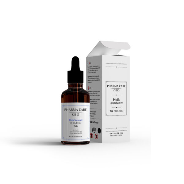 Huile CBN 15% Bio saveur chanvre
