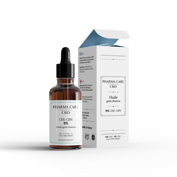 Huile CBN 15% Bio saveur chanvre