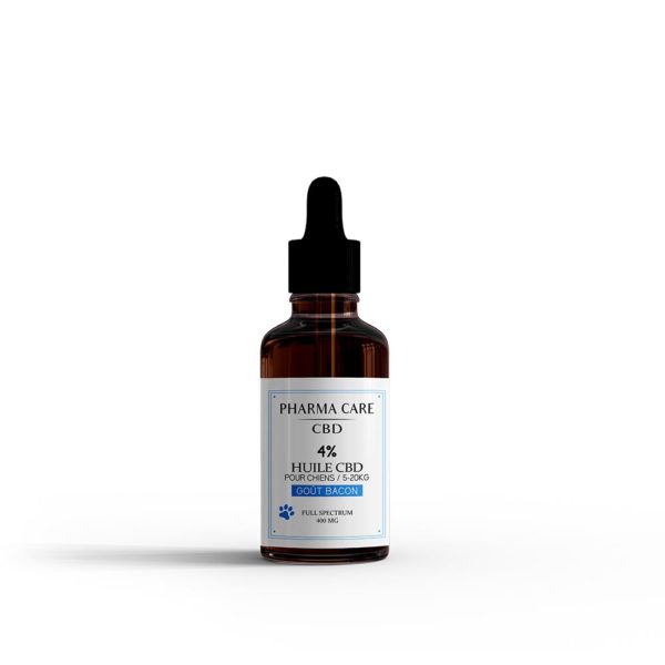 Huile CBD 04% Chiens saveur Bacon
