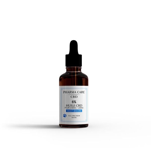 Huile CBD 06% Chiens saveur Bacon