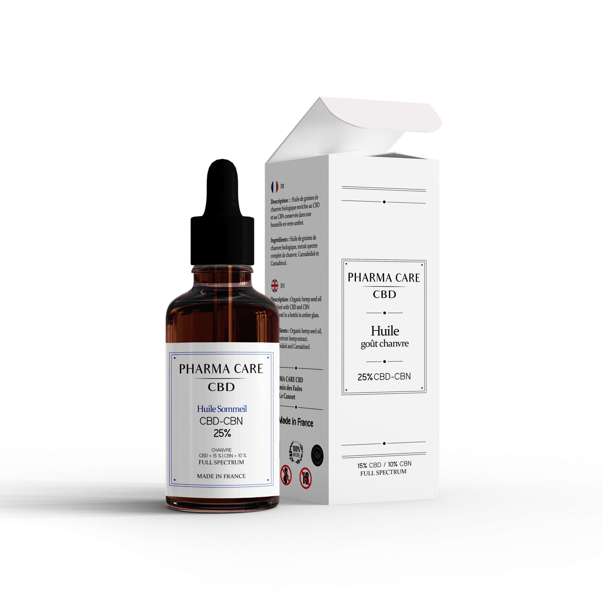 Huile Sommeil CBN 25% Bio Chanvre