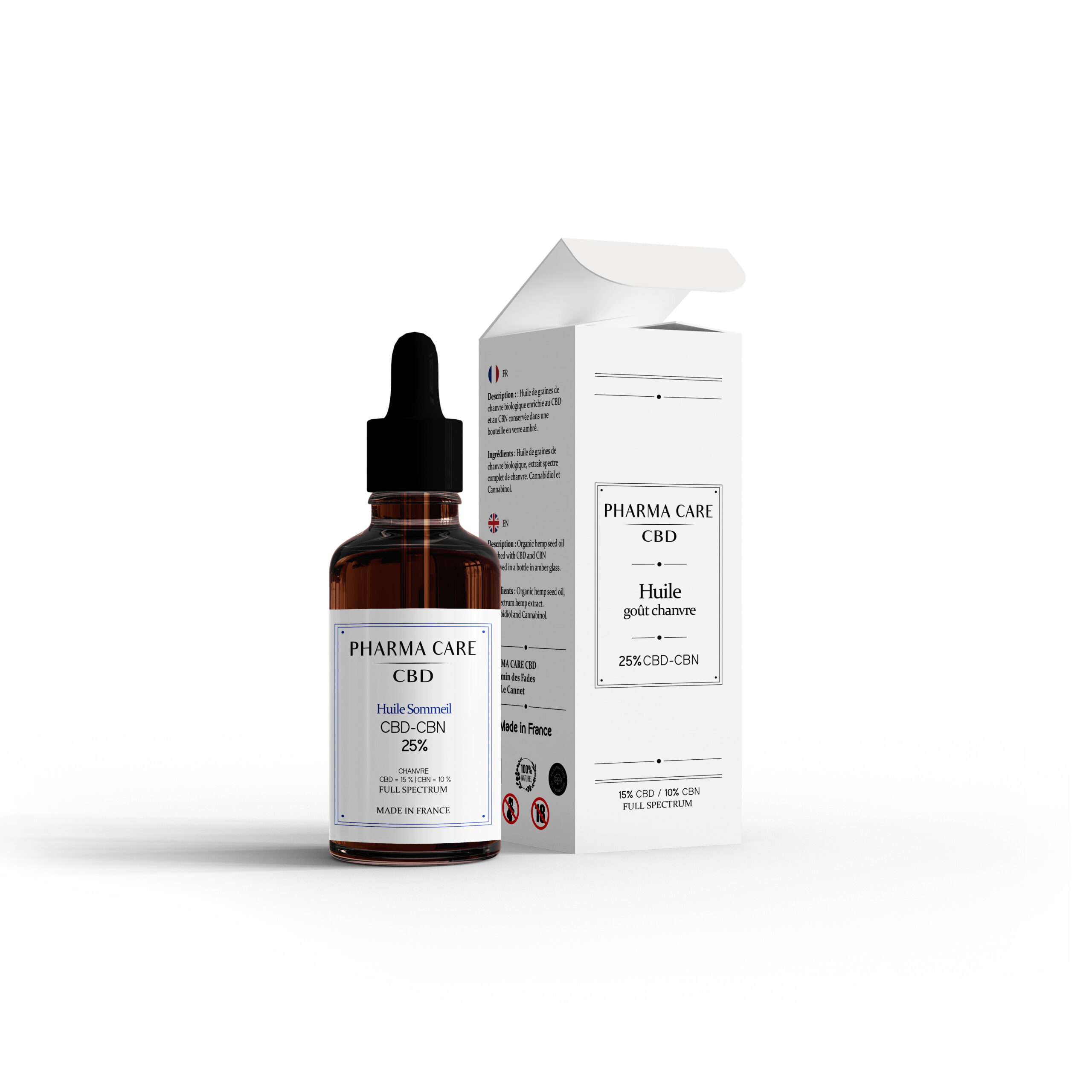 Huile Sommeil CBN 25% Bio Chanvre