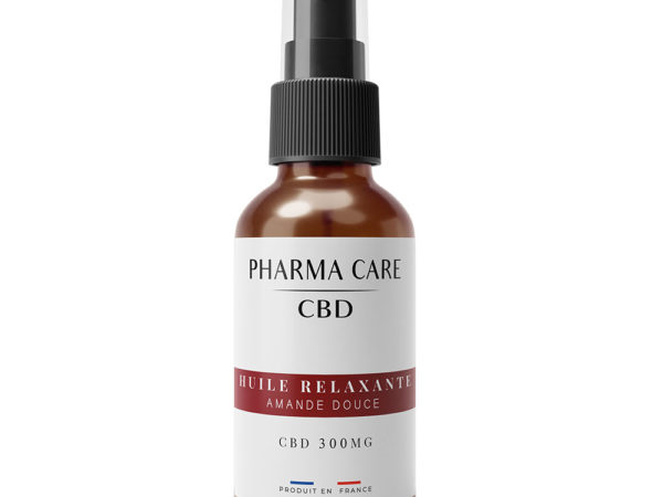 Huile de massage CBD et amande douce